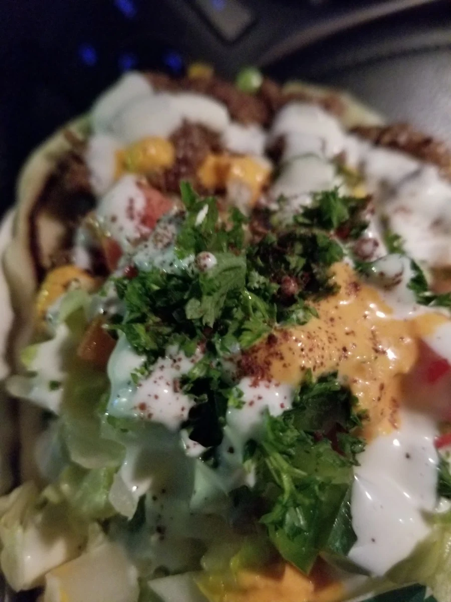 Gyro over Rice