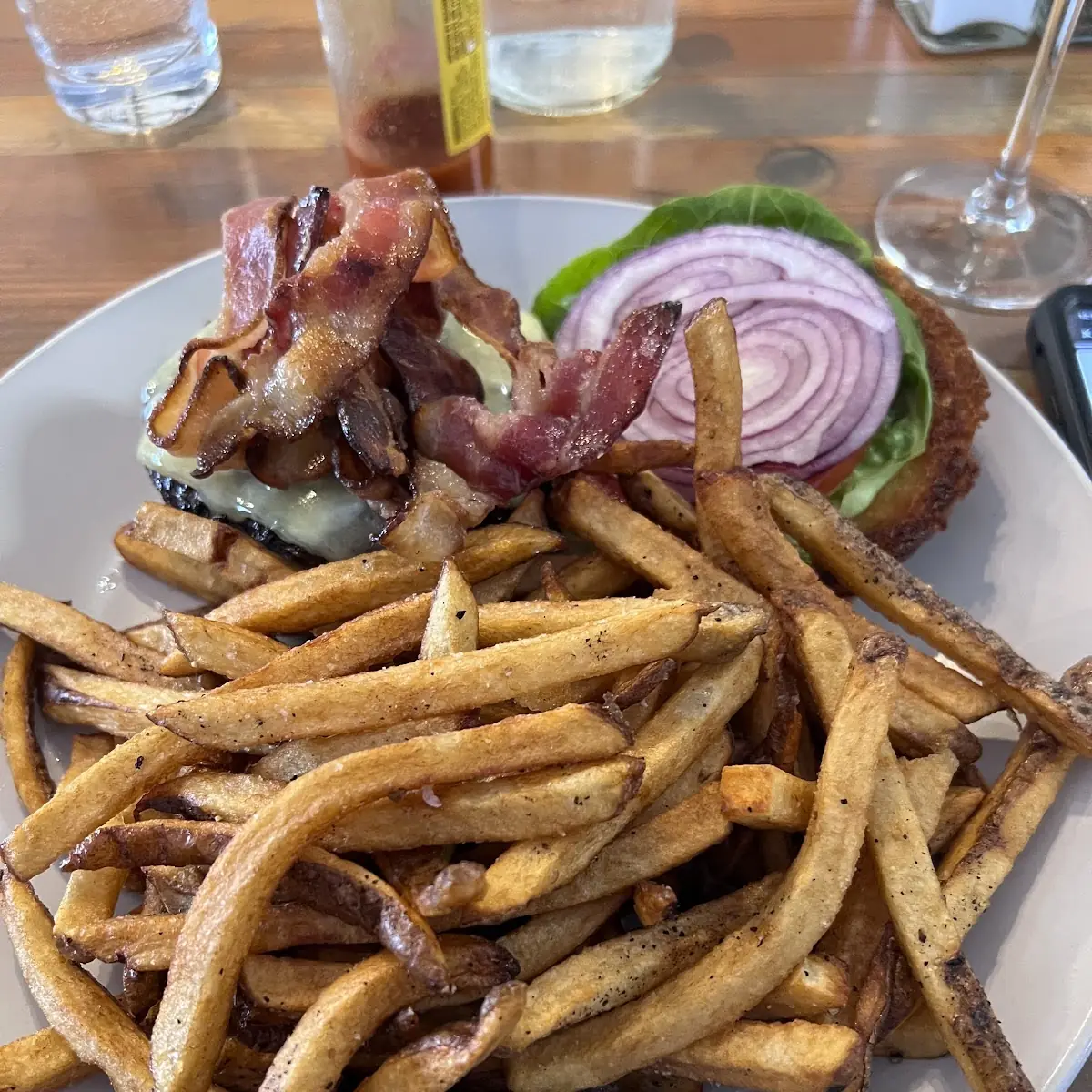 Burger and Fries