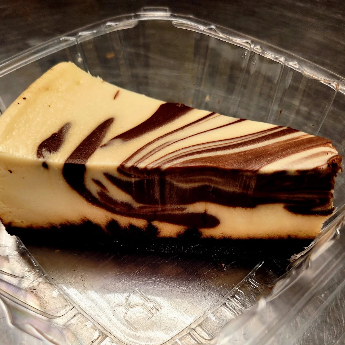 Chocolate Swirl Cheesecake, Gino's Pizza and Spaghetti/Pisano's Old School Amherstview