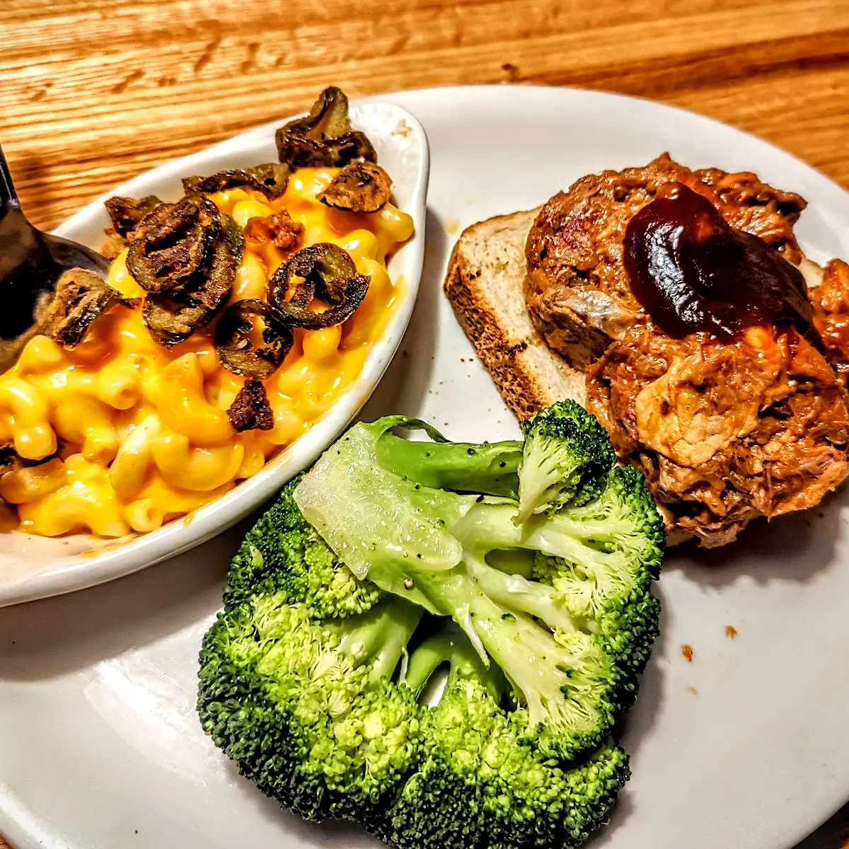 Pulled Pork & Broccoli