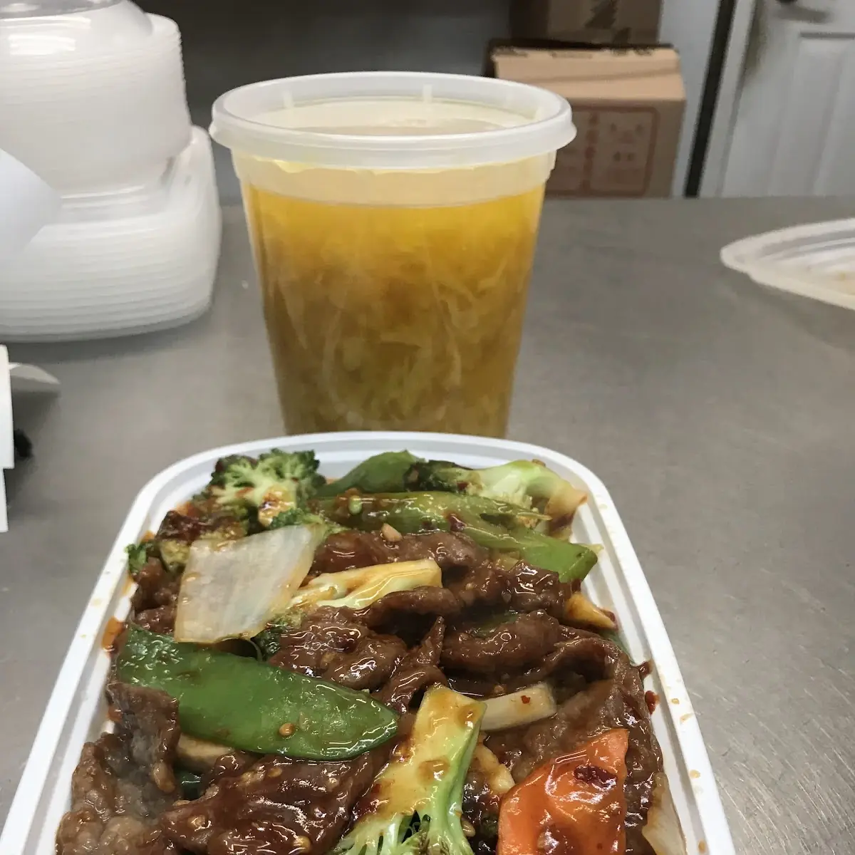 Beef with Garlic Sauce
