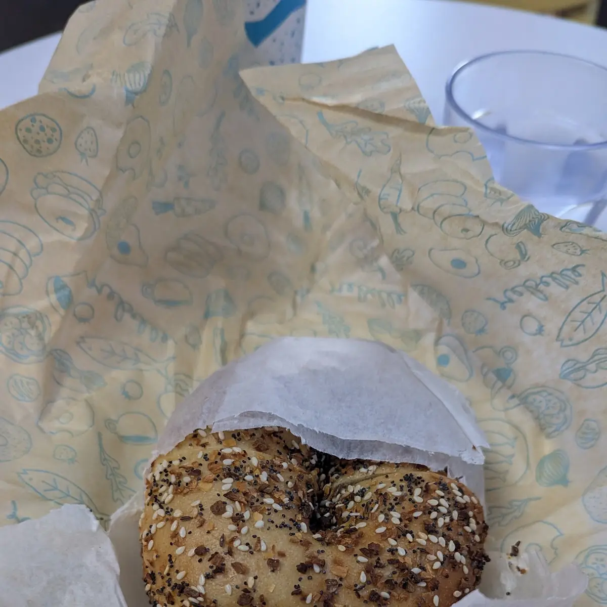 Everything Bagel with Cream Cheese
