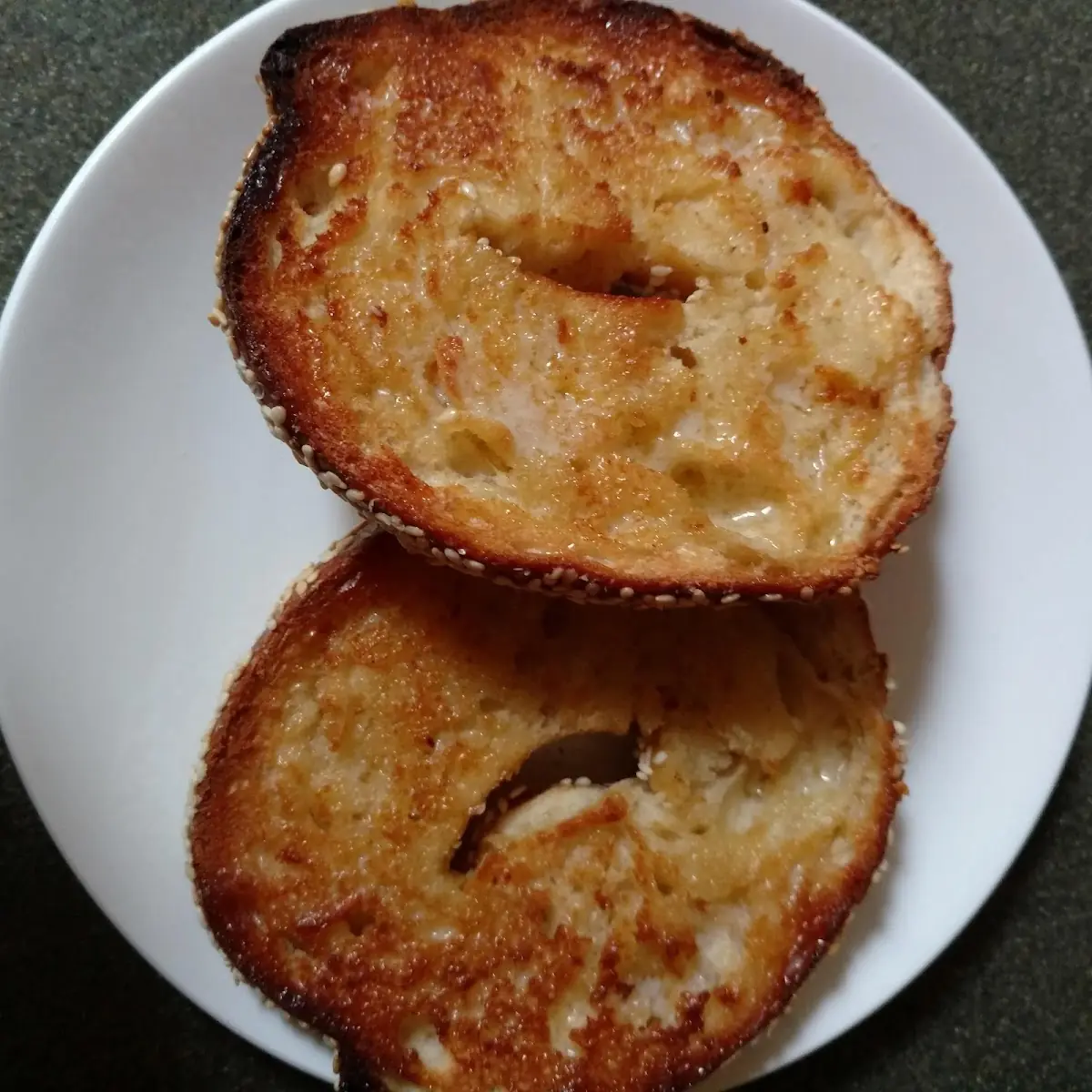 Sesame Bagel with Butter