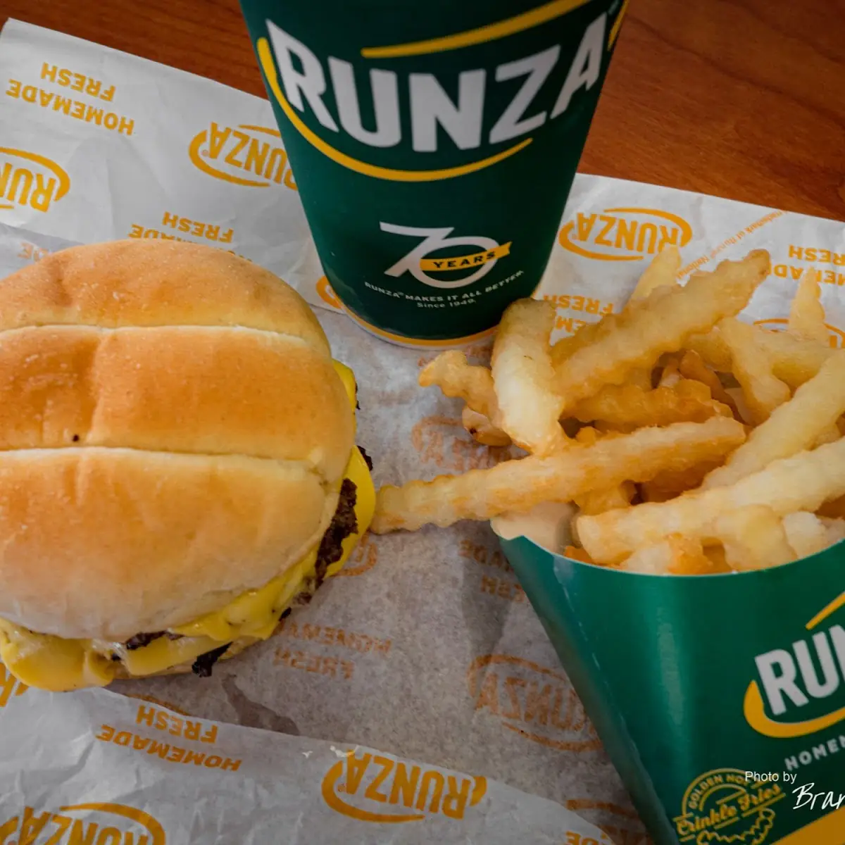 Double Cheeseburger and Fries