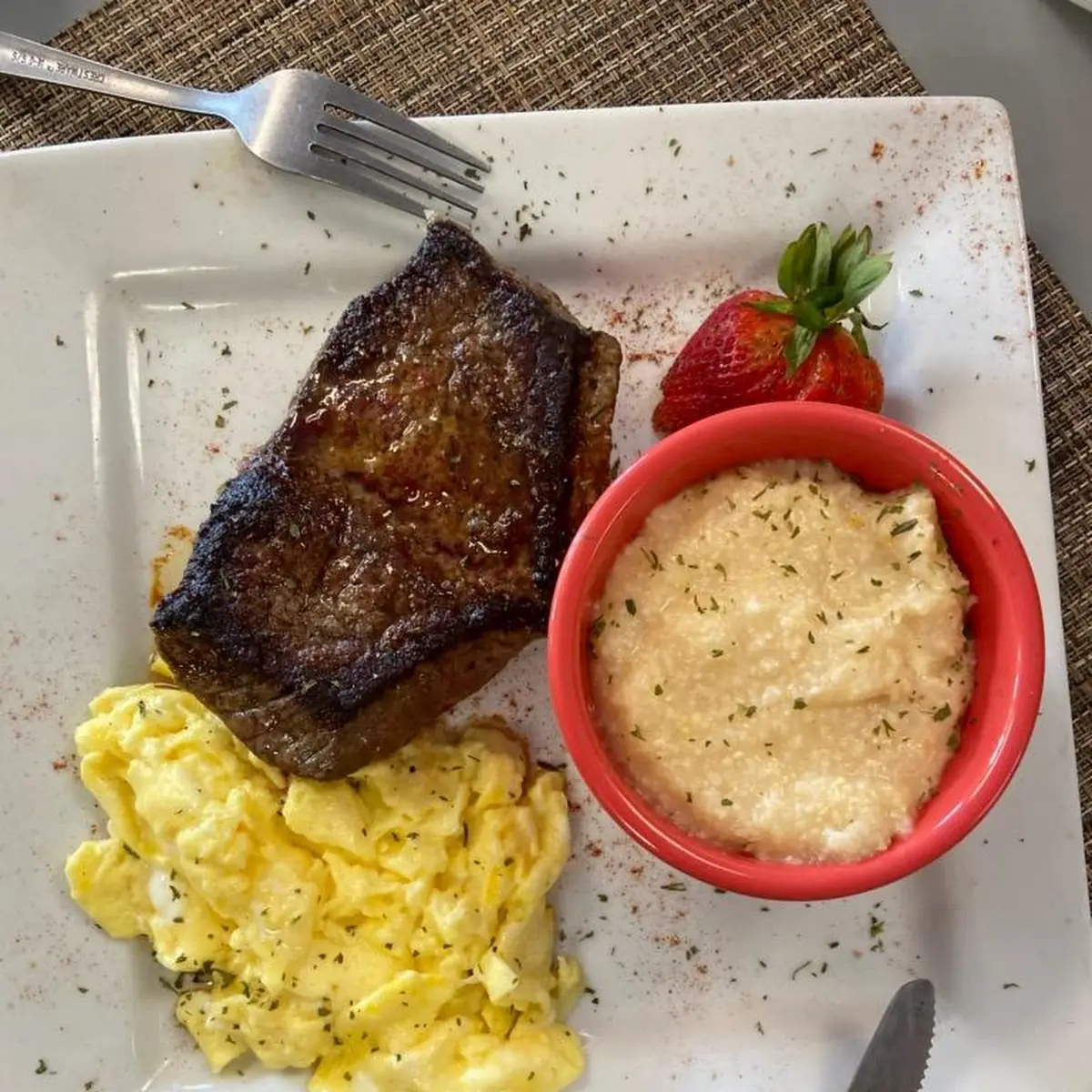 Chef's Marinated Steak and Eggs