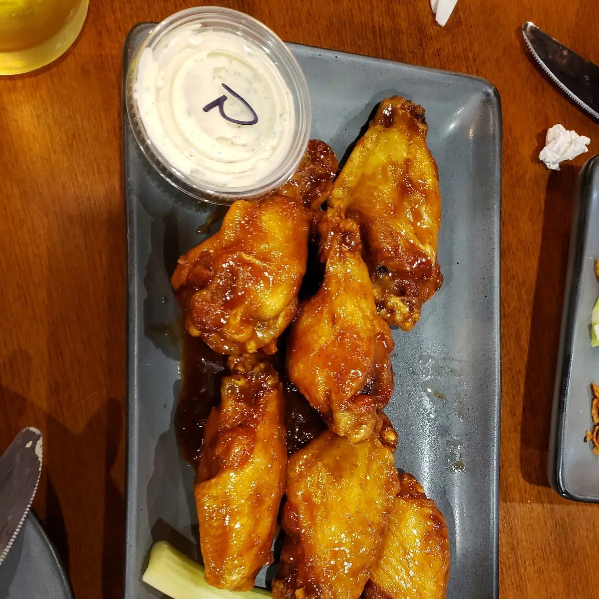Pomegranate BBQ Wings