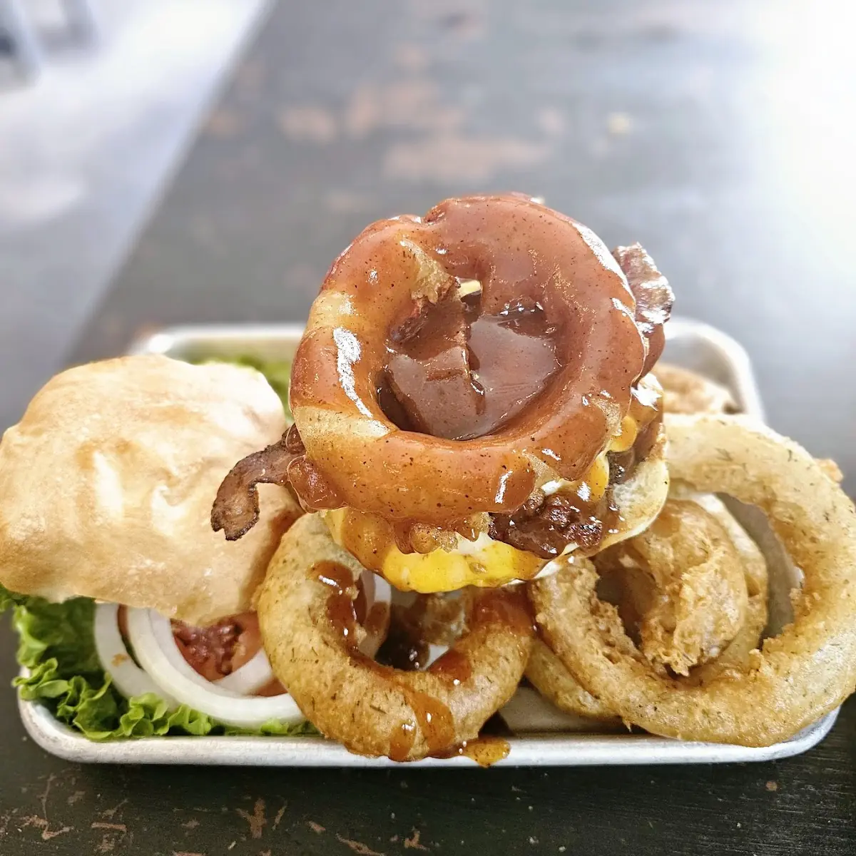 BBQ Bacon Pepperjack Hamburger