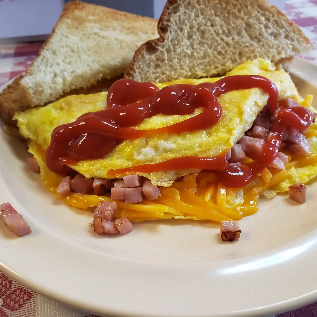 Bacon & Cheddar Omelette