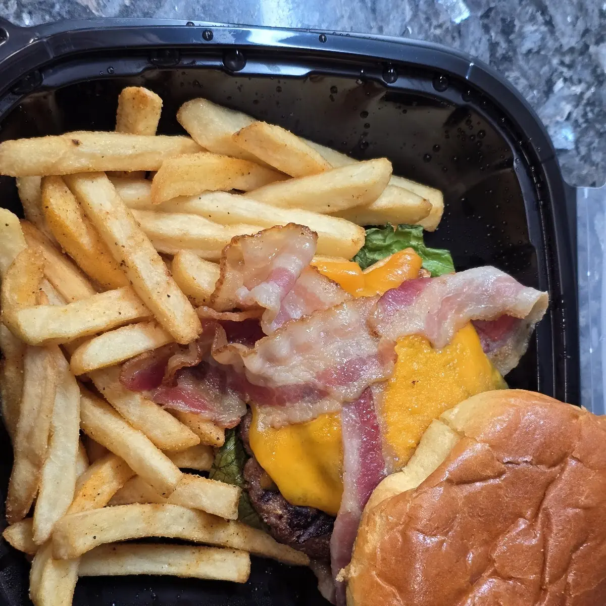 Double Cheeseburger with Bacon