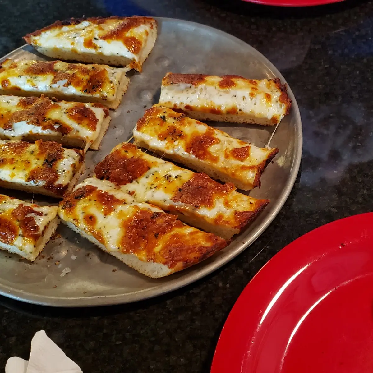 Cheese Bread with Marinara Sauce