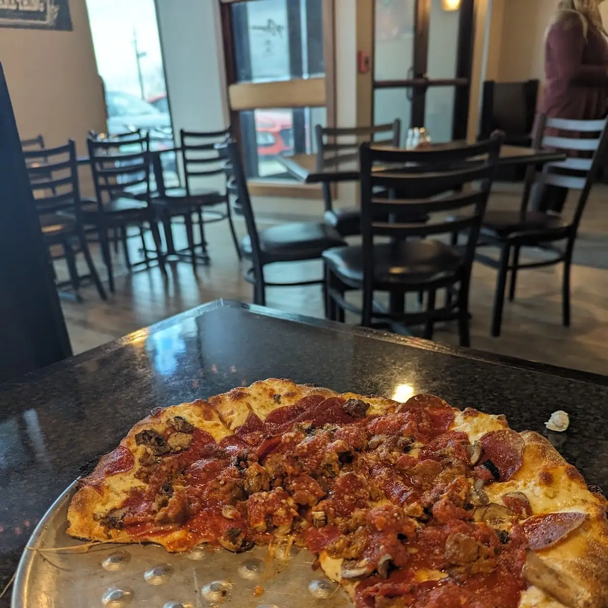 Pepperoni Pizza with Melted Cheese