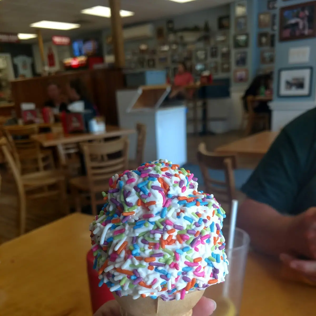 Vanilla Soft Serve with Sprinkles