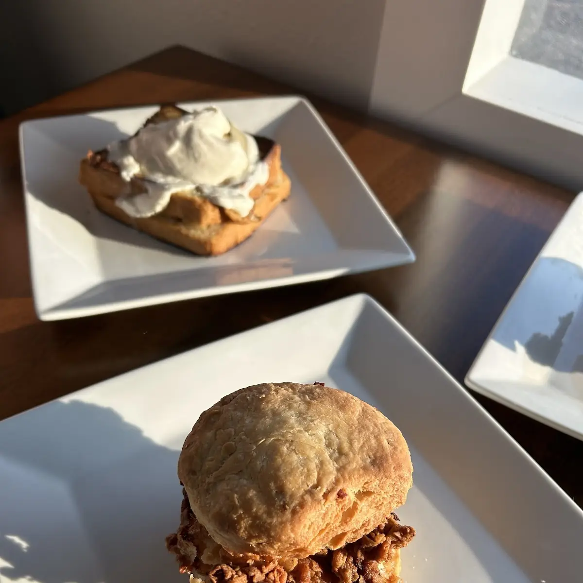 French Toast & Chicken Biscuit