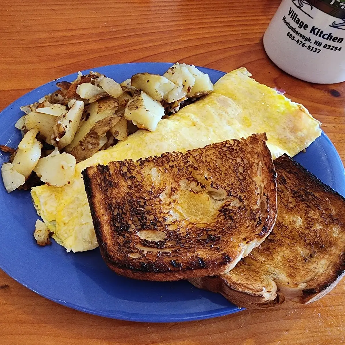 Egg Meatloaf & Cheese Omelet