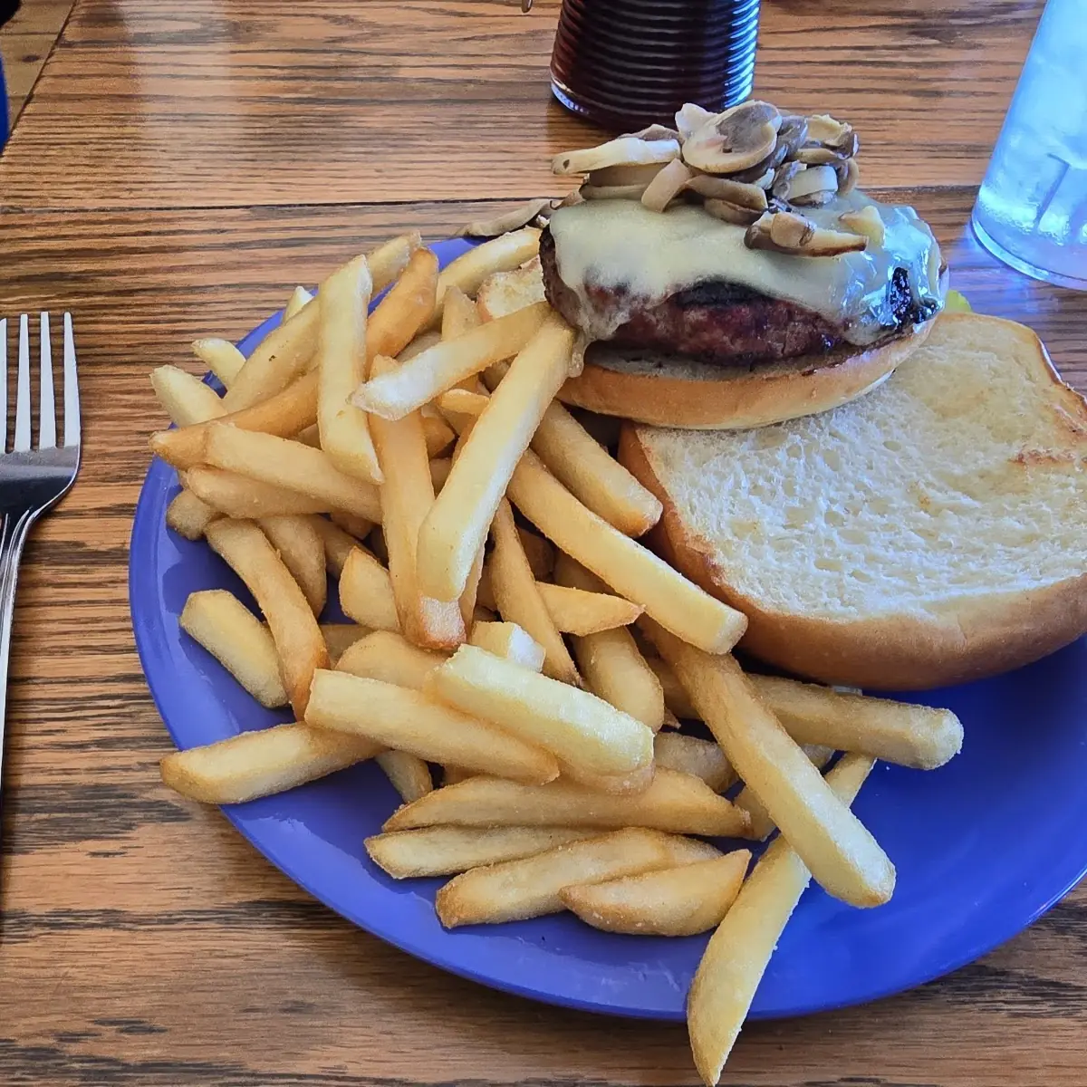Mushroom Swiss Burger