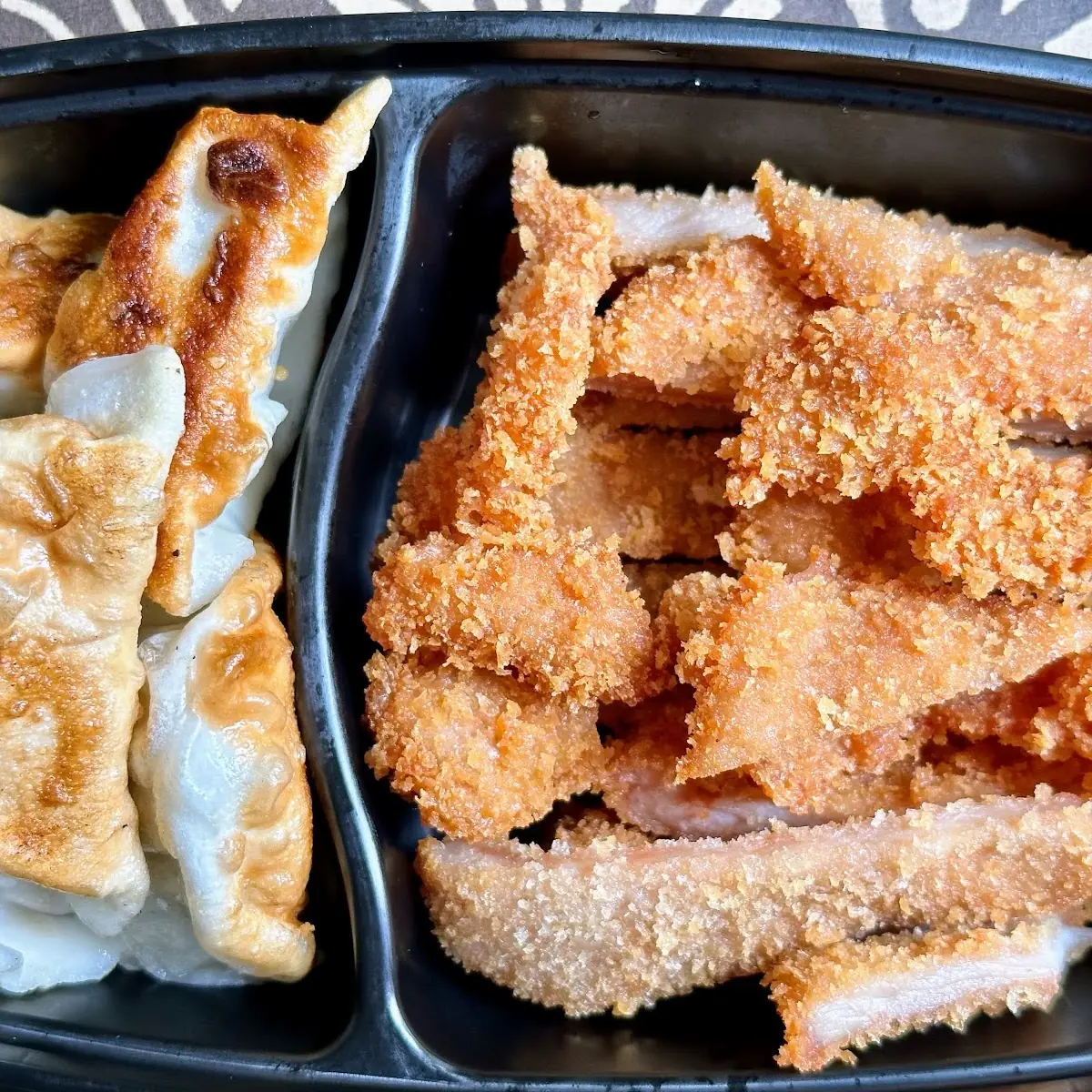 Pot Stickers and Pork Chops