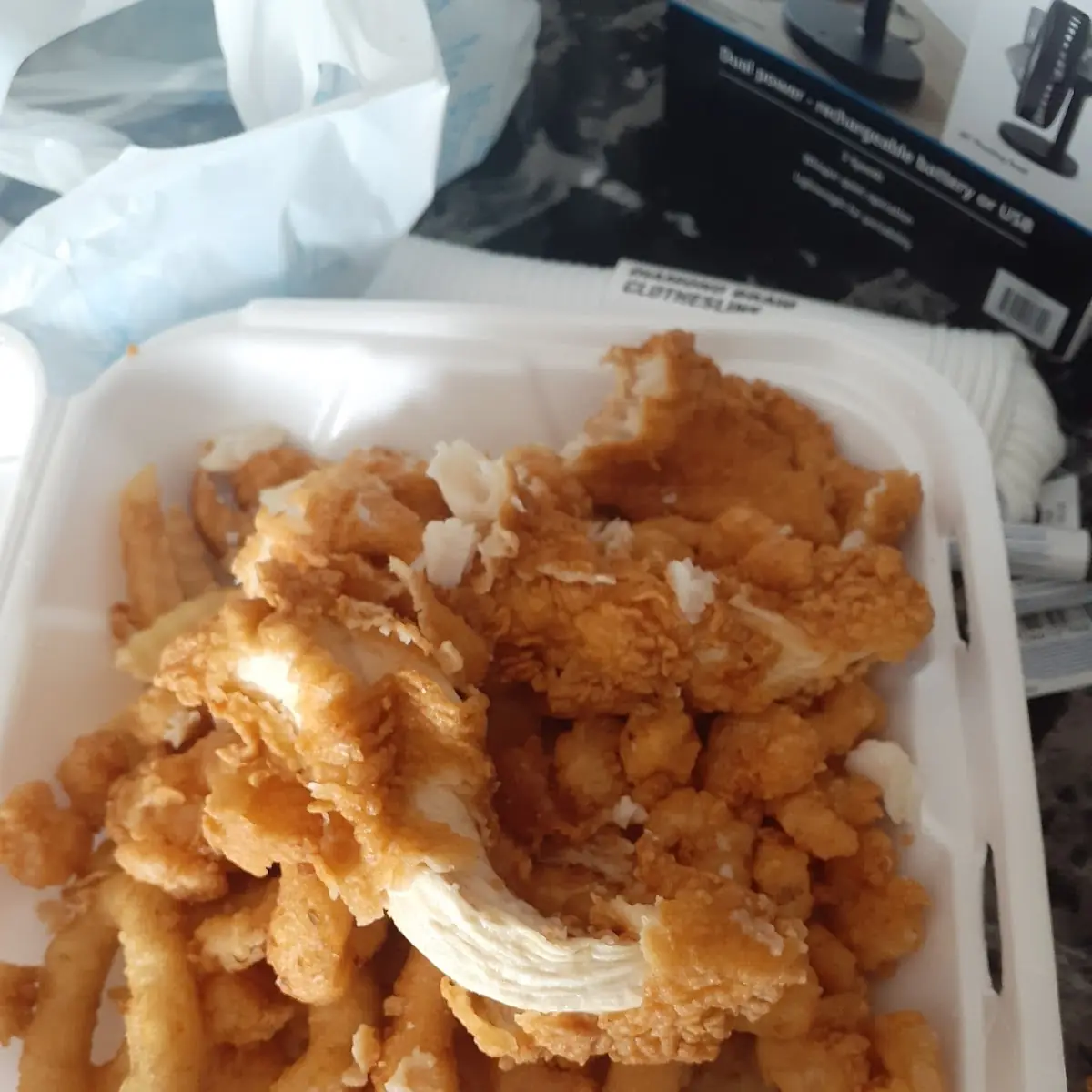 Baby Shrimp & Flounder