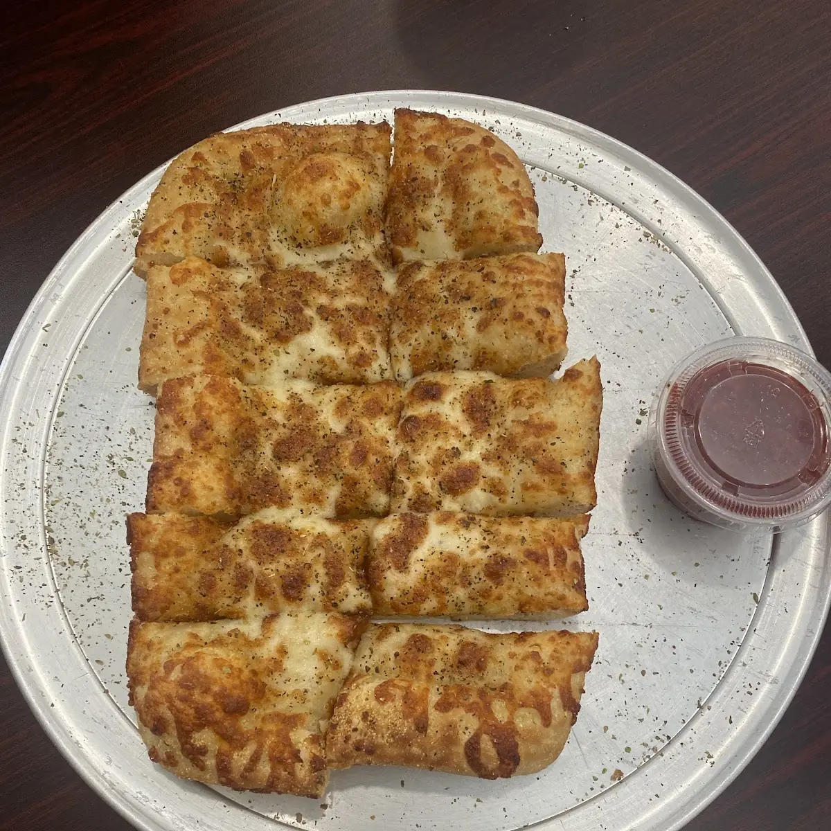 Cheesy Garlic Bread and Pizzas