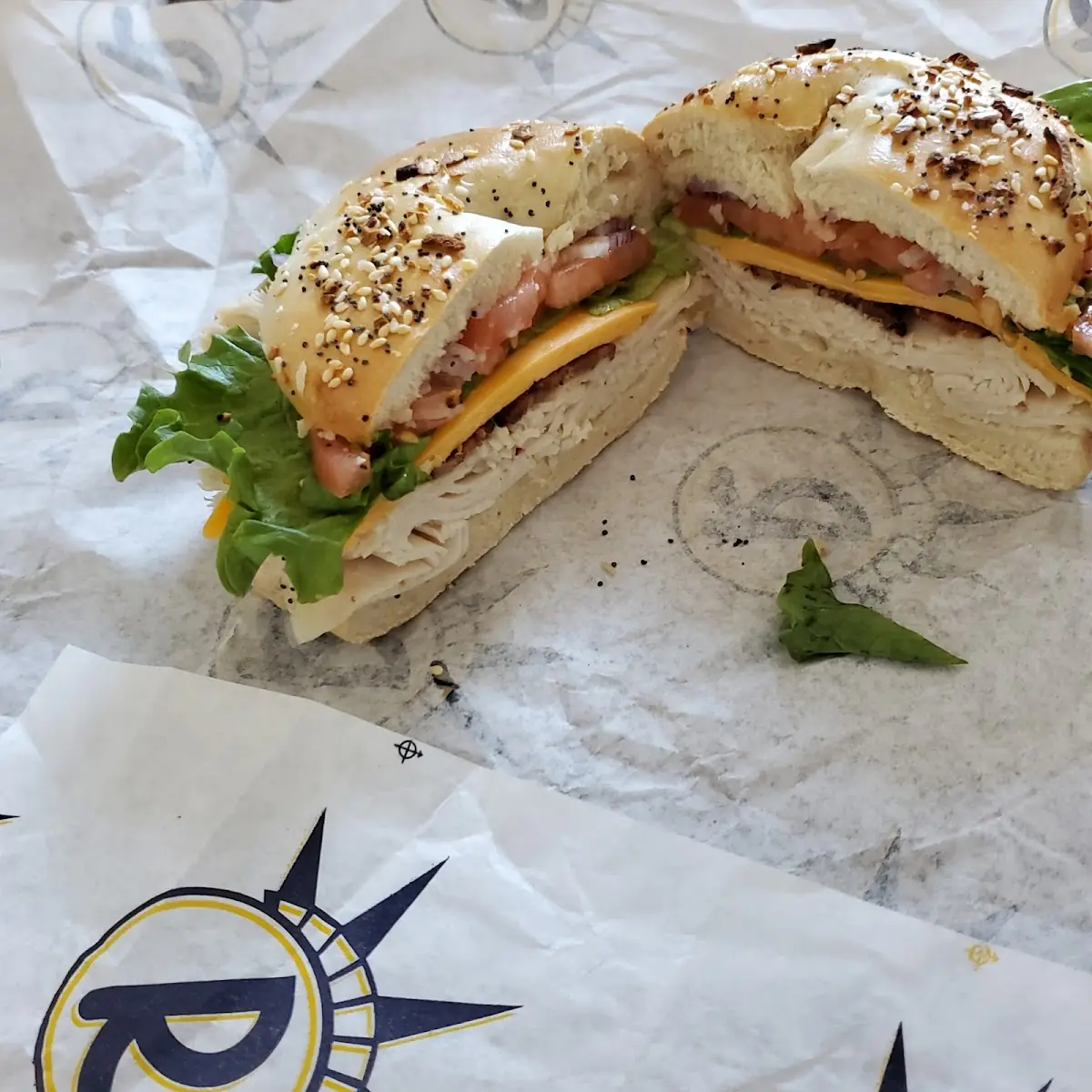 Everything Bagel with Bacon and Scrambled Eggs
