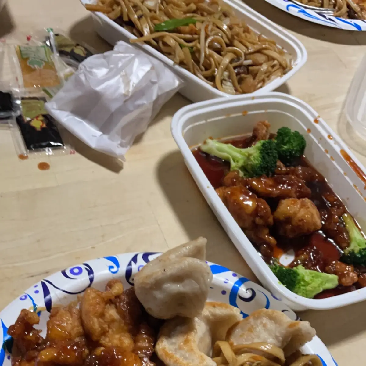 Orange Chicken or Beef
