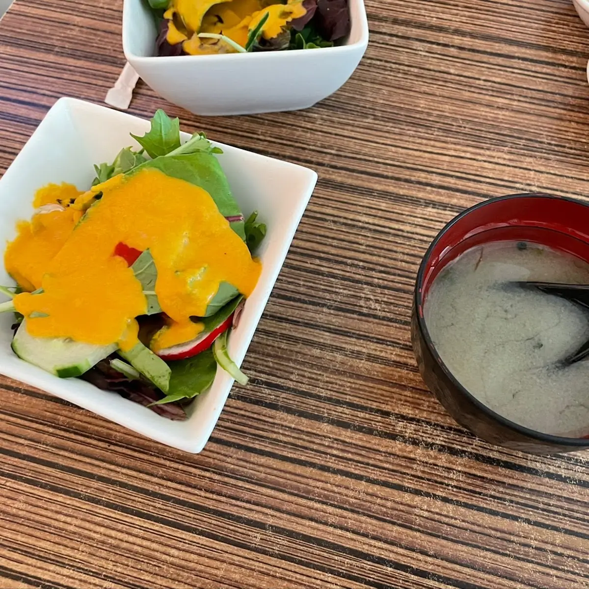 Salad and Miso Soup