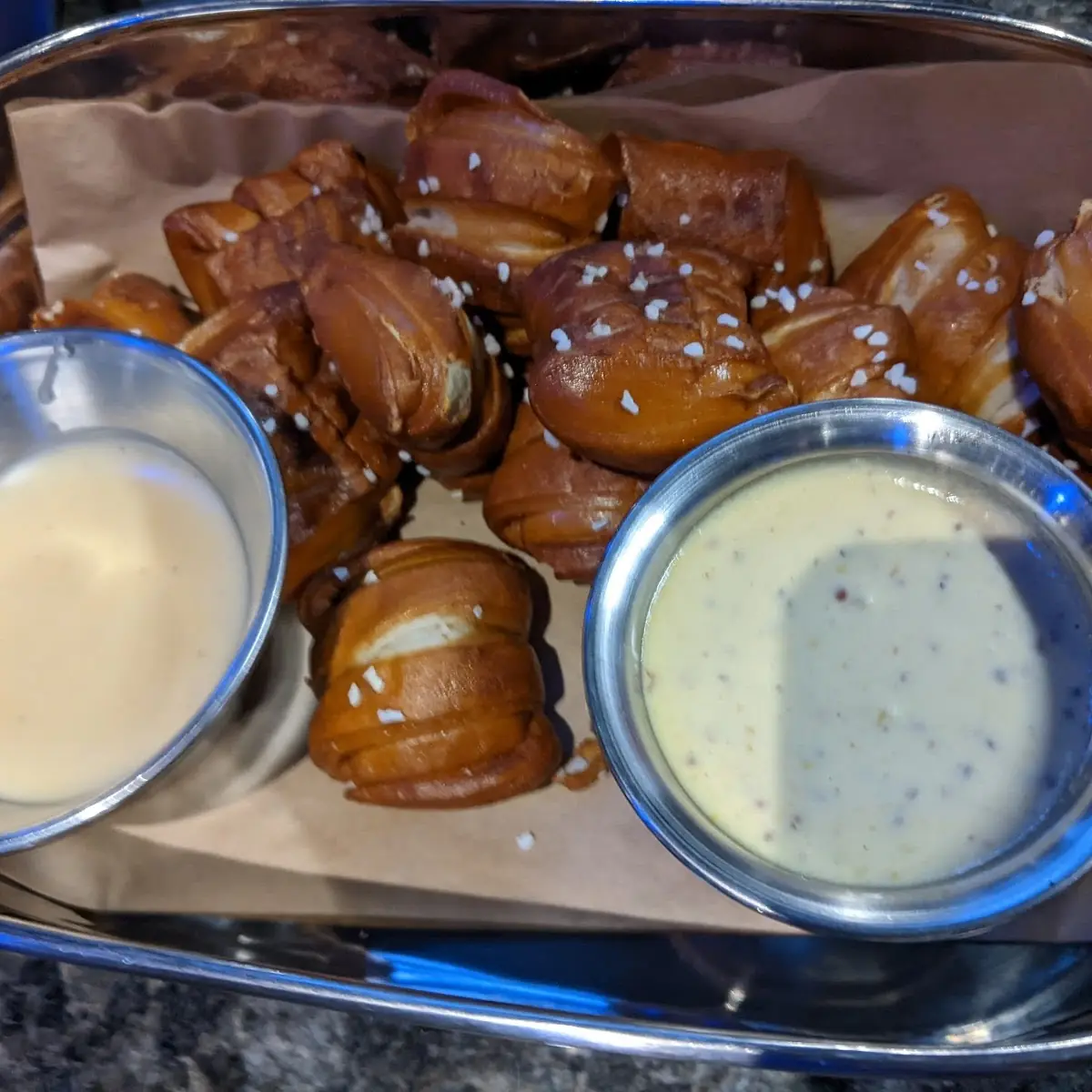 Warm Pretzel Bites