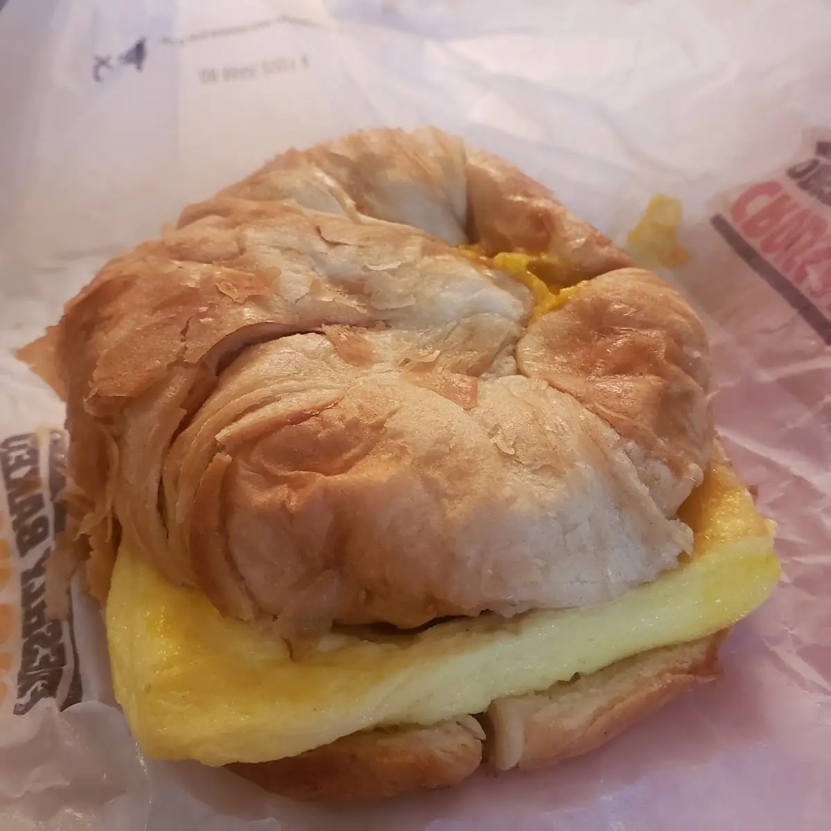 Sausage Egg and Cheese Croissant