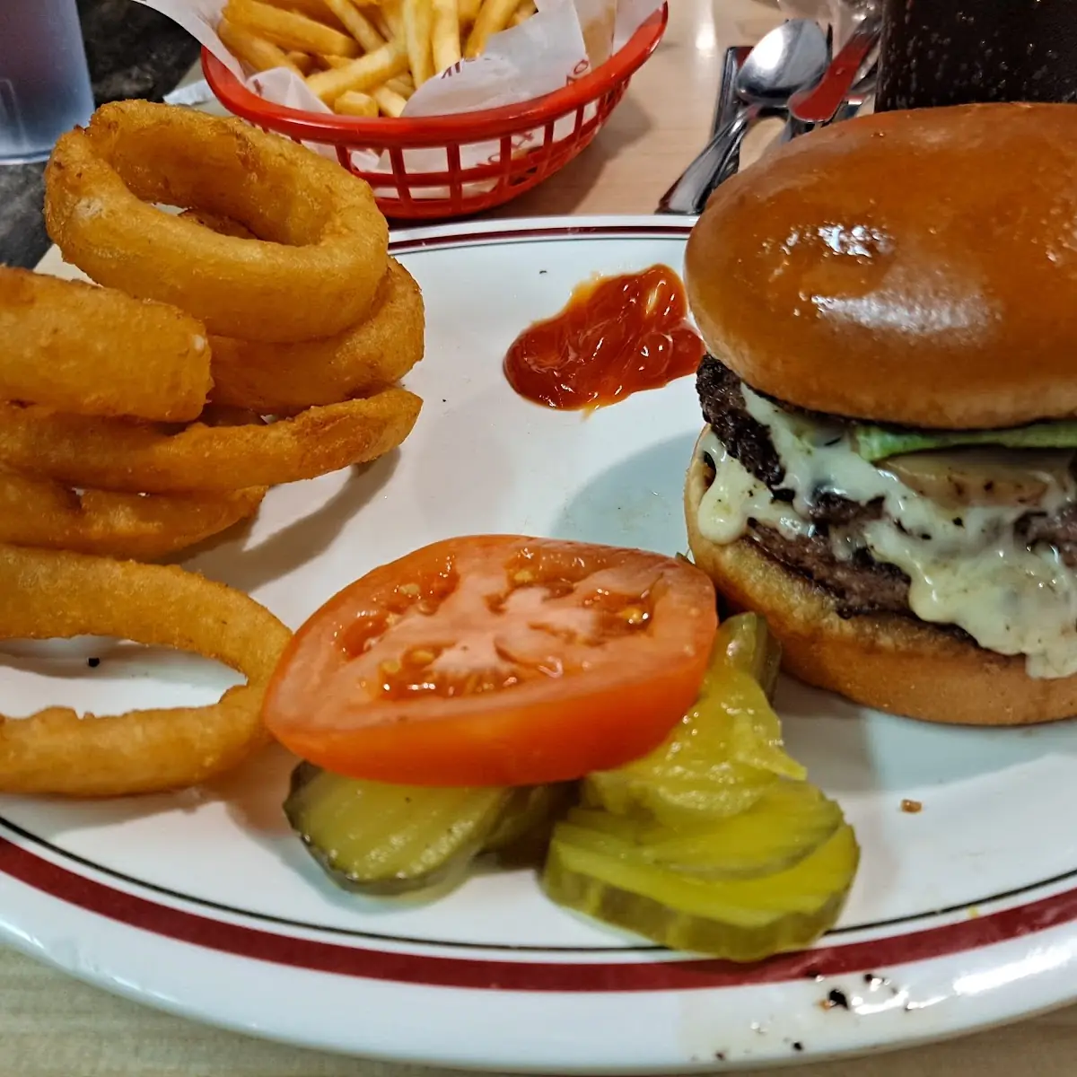 Swiss Mushroom Burger