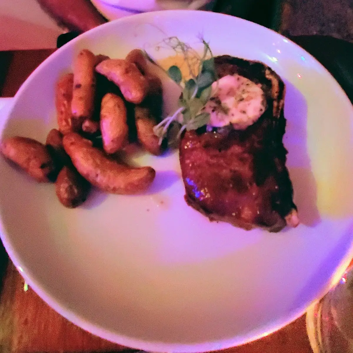 Bone in Ribeye Fingerling Potatoes