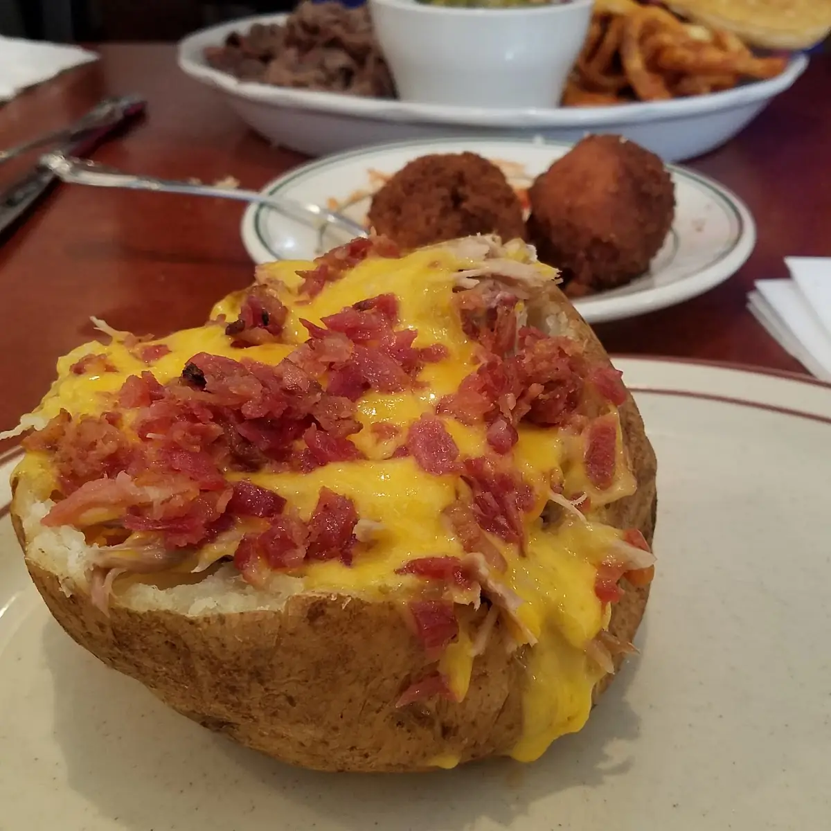 Loaded Pork Baked Potato