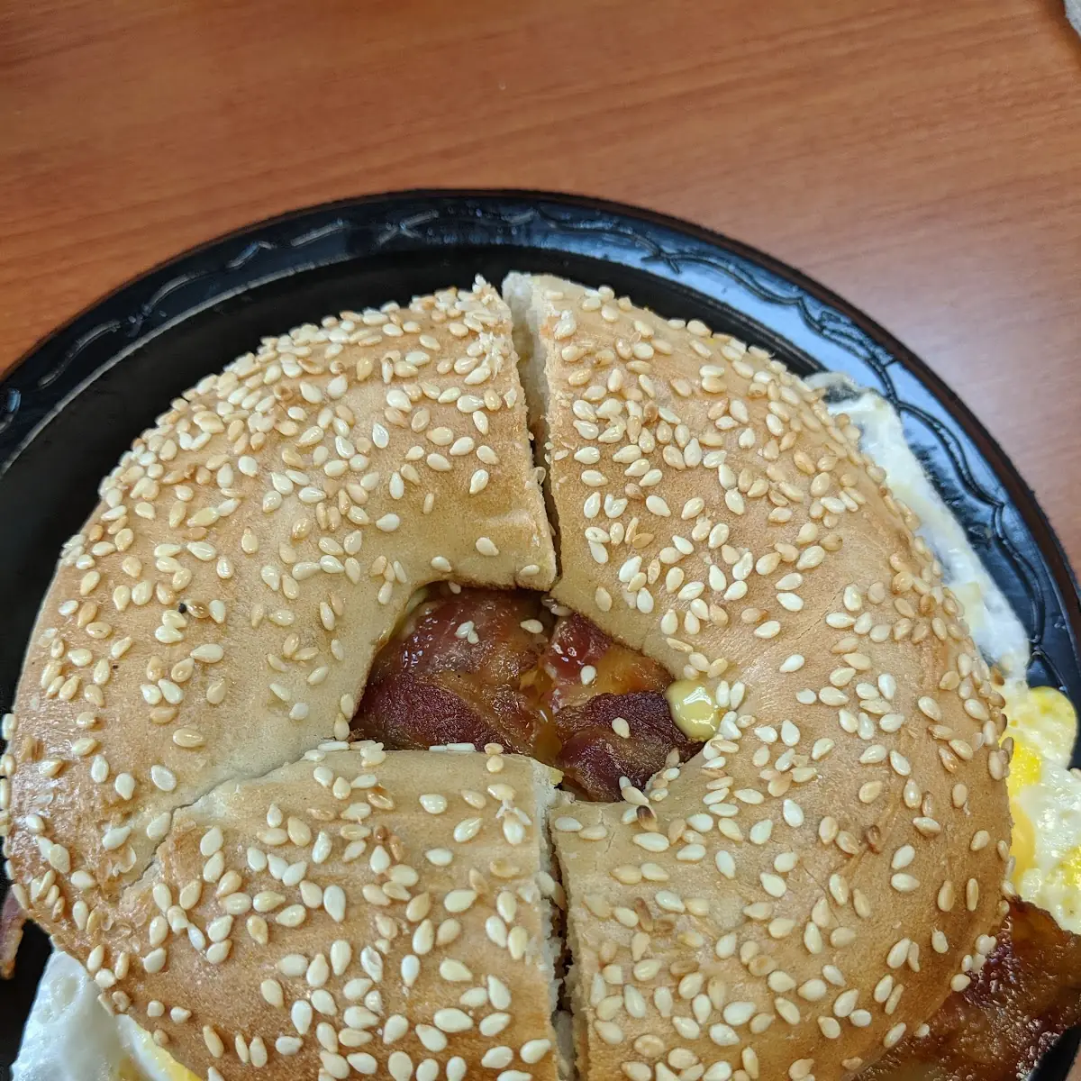 Bacon Egg Cheese on a Bagel
