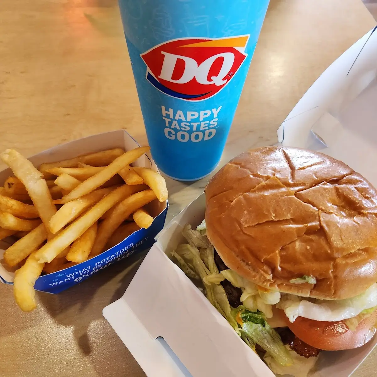 Flaming Double Cheeseburger Combo
