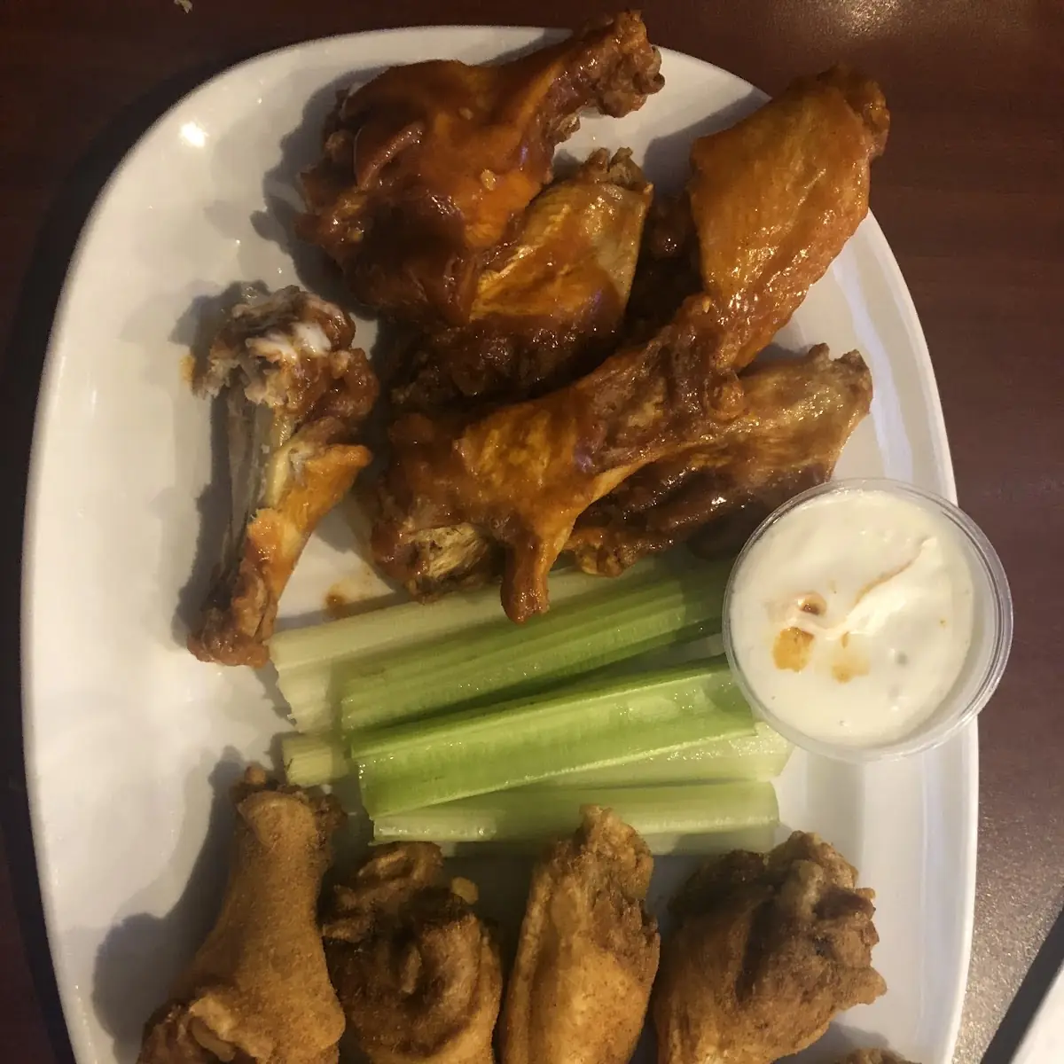 Buffalo and BBQ Wings