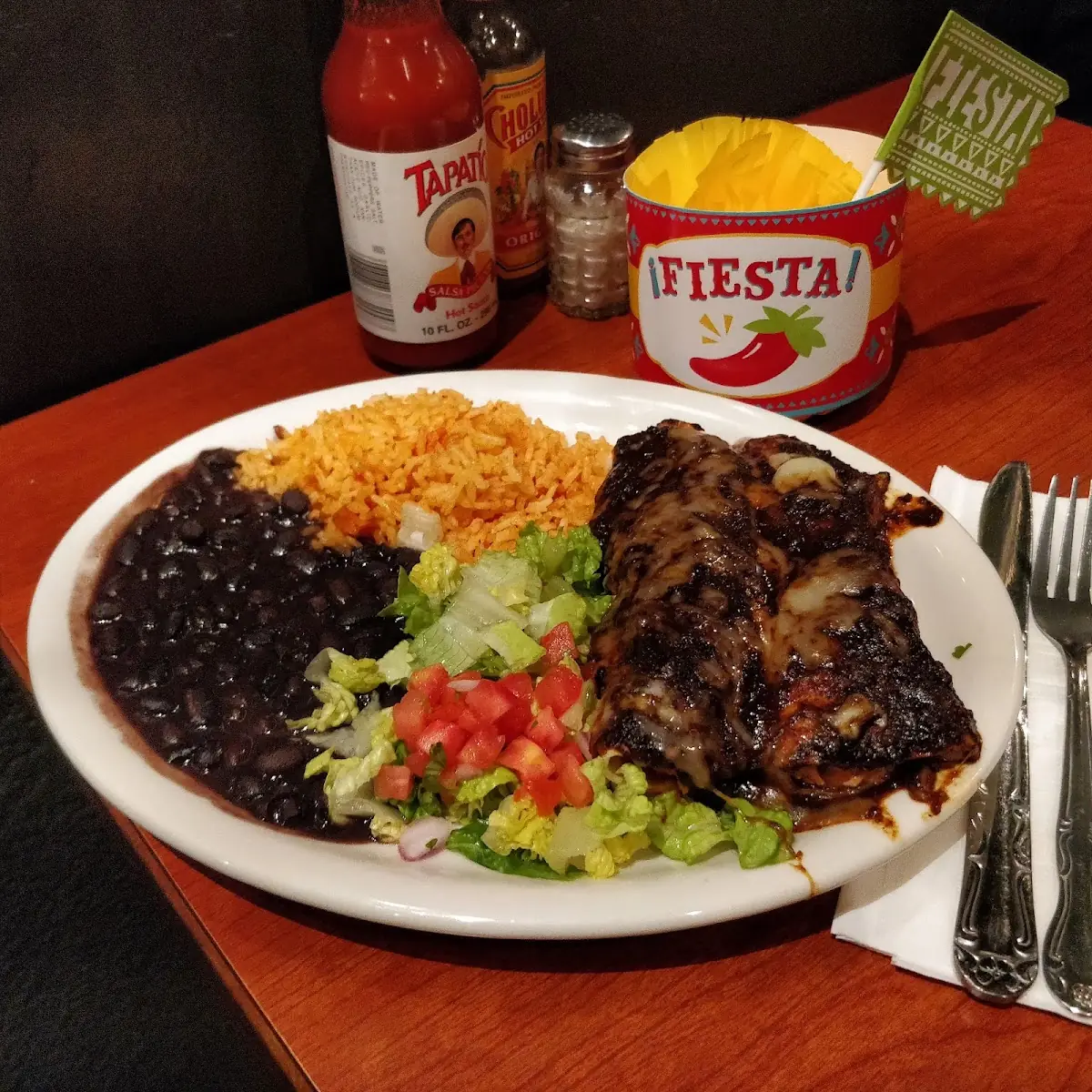 Chicken Enchiladas with Molé Sauce