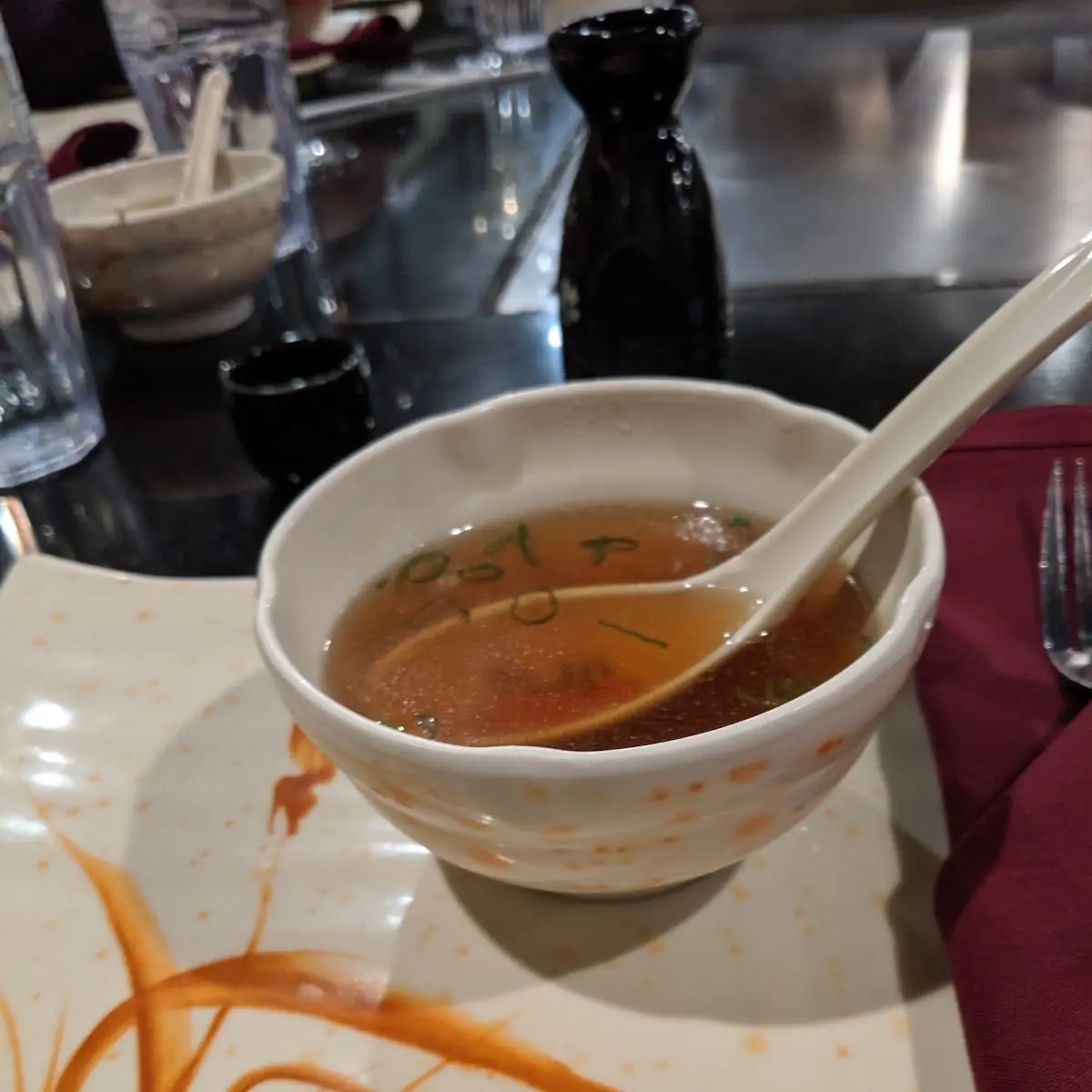 Miso Soup and Salad