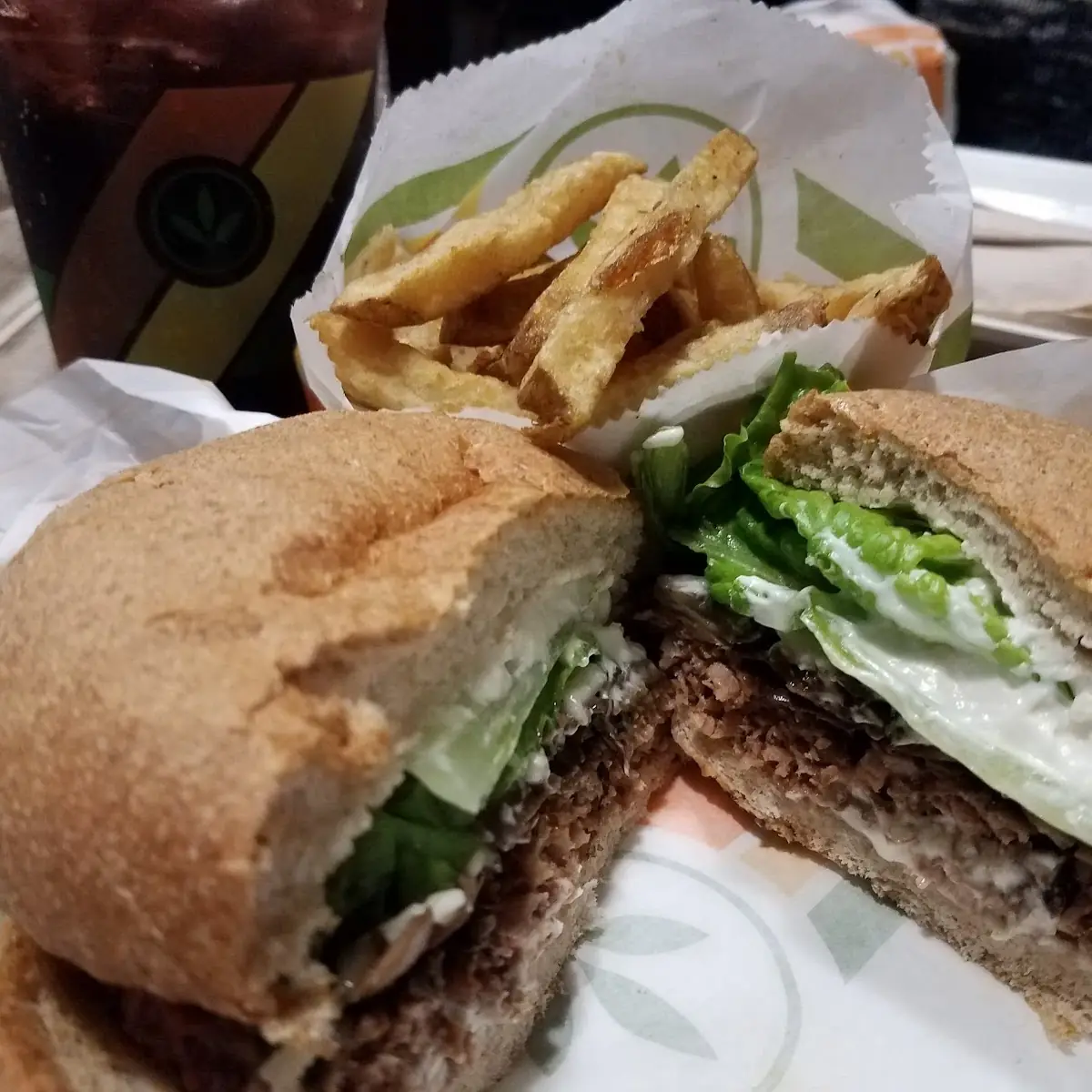 Mushroom Swiss Burger
