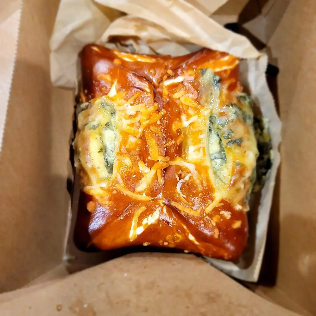 Spinach Artichoke Pretzel