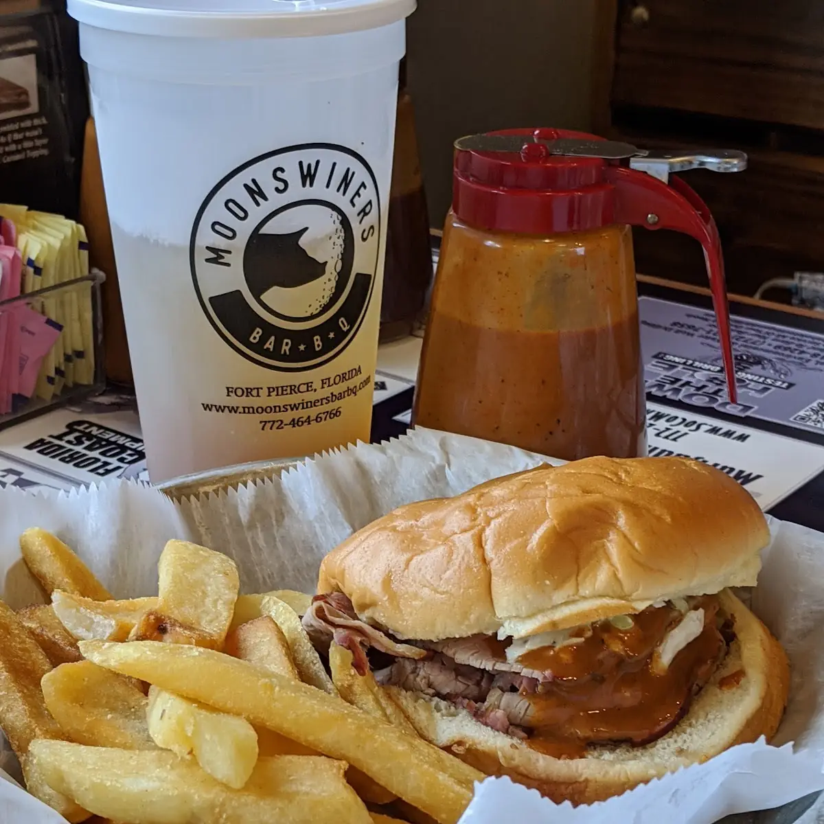 Bar-B-Q Beef Sandwich Combo Sandwich