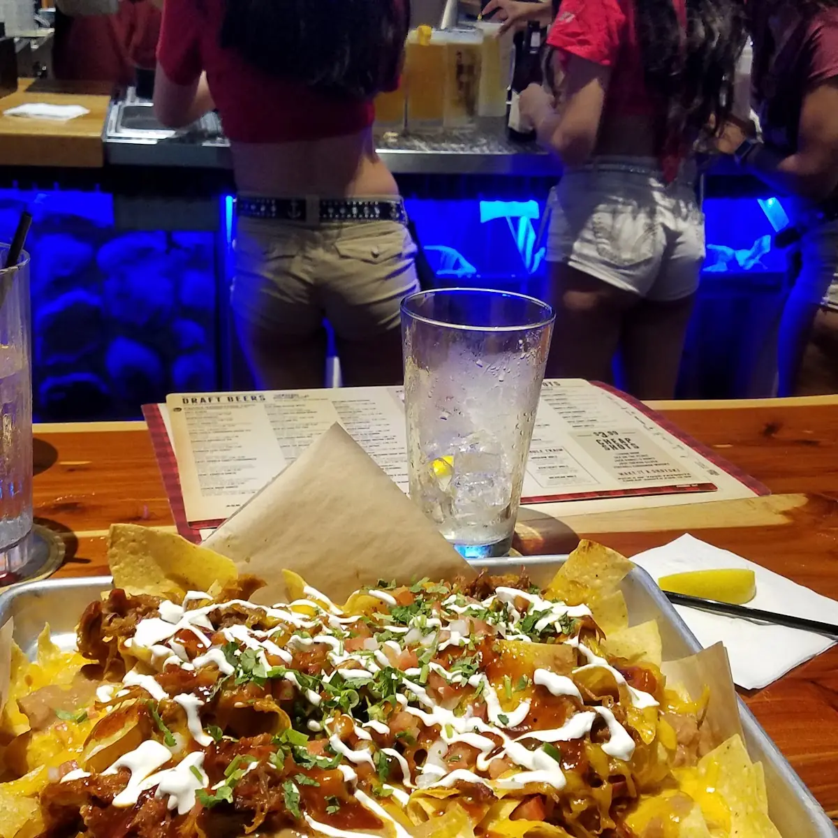 Double Stacked Nachos with Pulled Pork