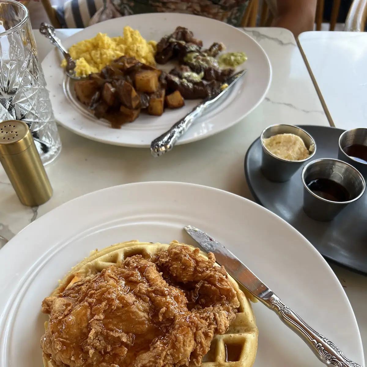 Hot Honey Chicken & Waffles