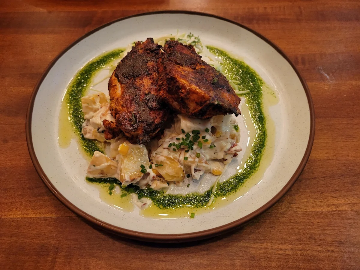 Roasted Chicken Truffle Mashed Potato