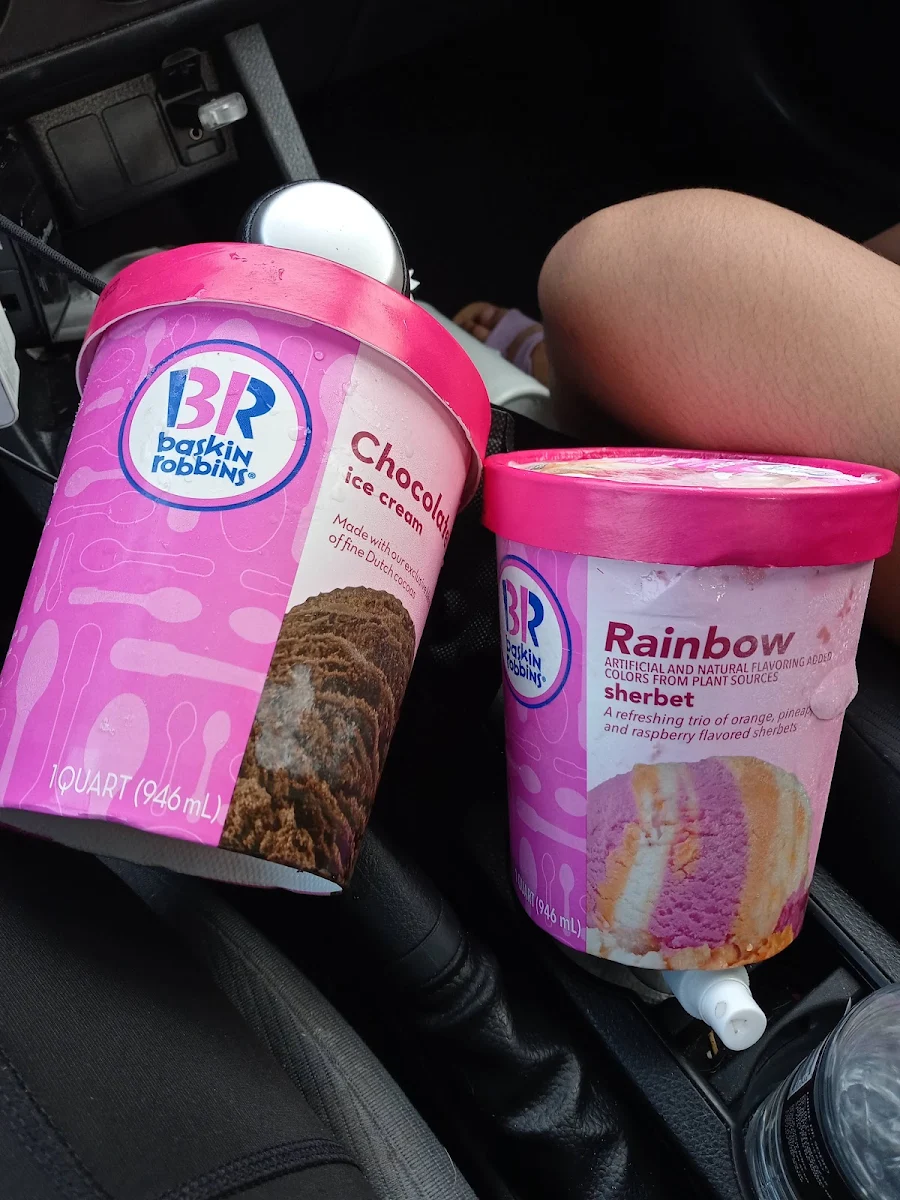 Chocolate Quart Rainbow Sherbet Quart