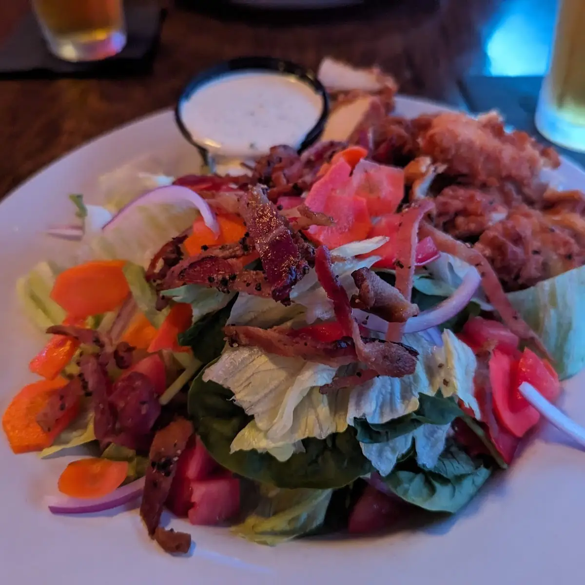 Fried Chicken Salad