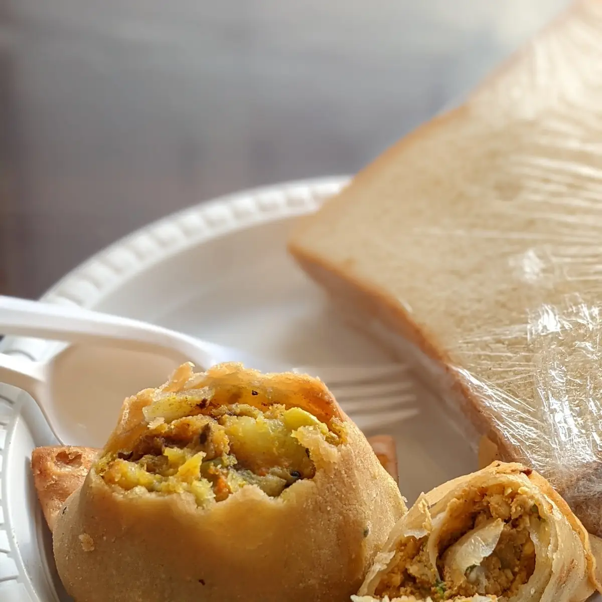 Vegetable Samosa & Chicken Samosa