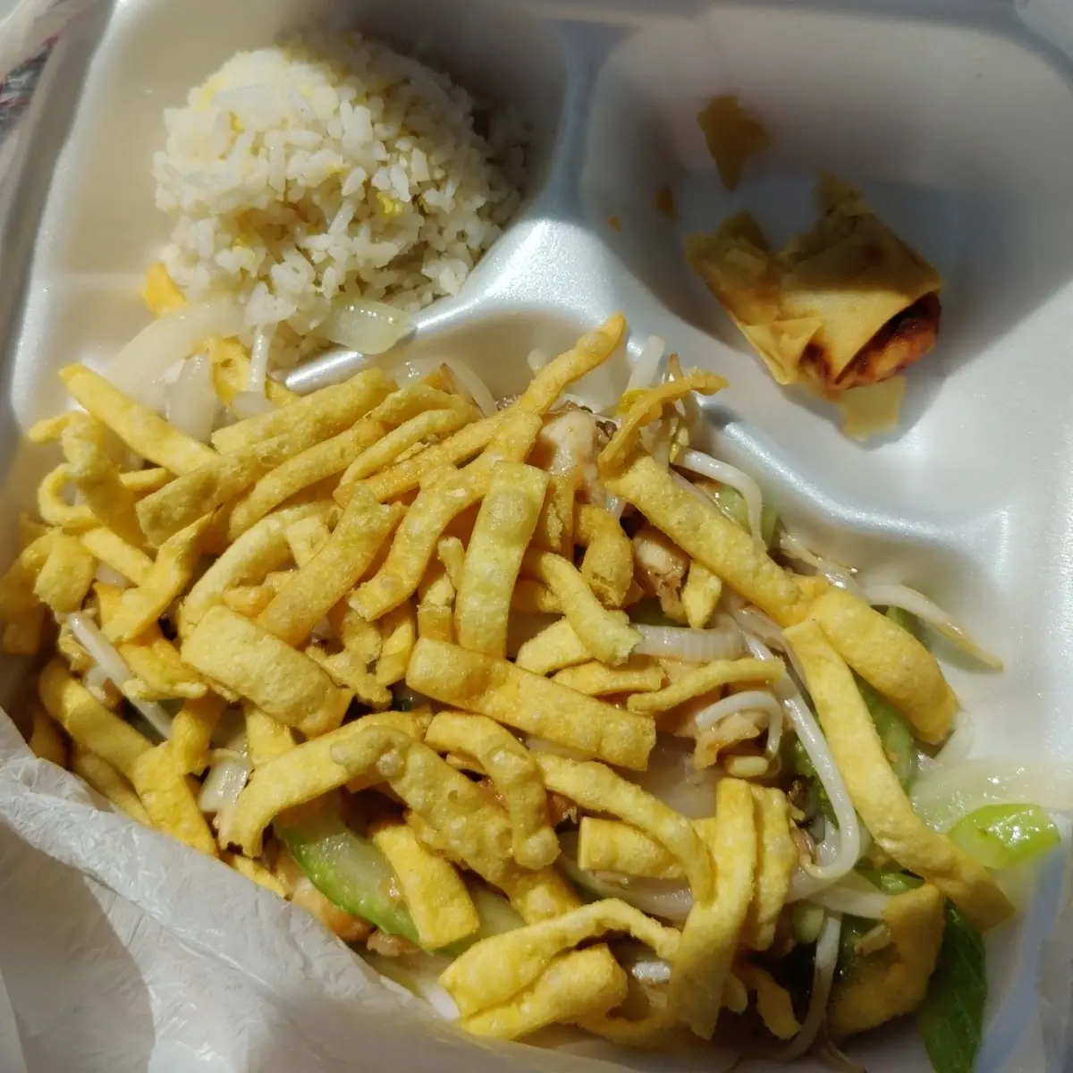 Crispy Chicken Chow Mein