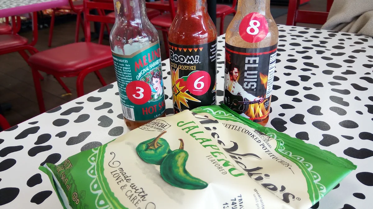 Jalapeno Chips with Selected Hot Sauces
