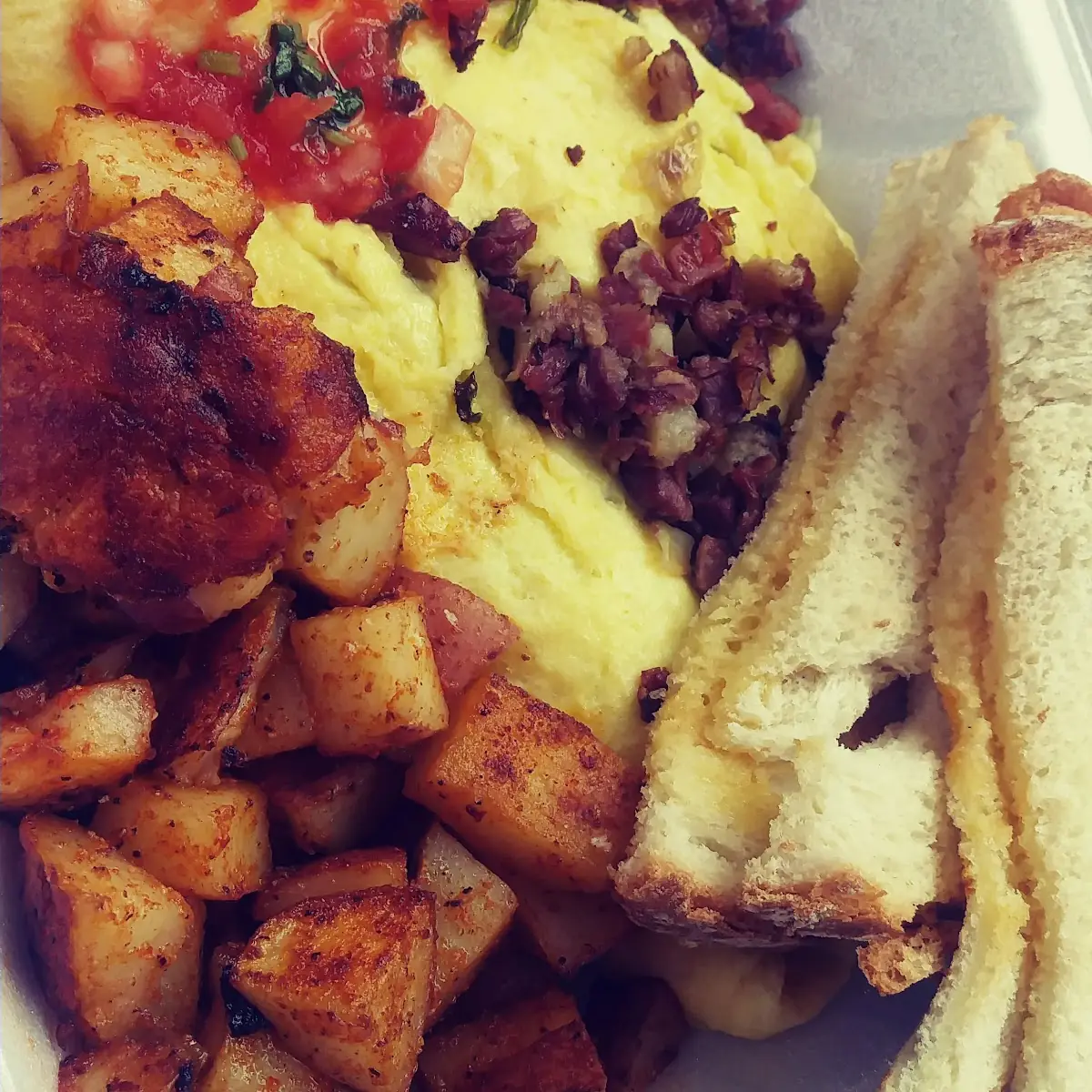 Corned Beef Hash Omelette
