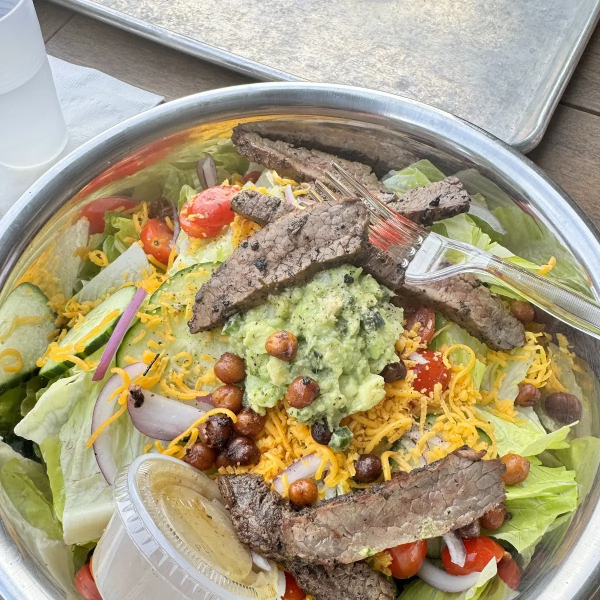 Chopped Salad with Steak