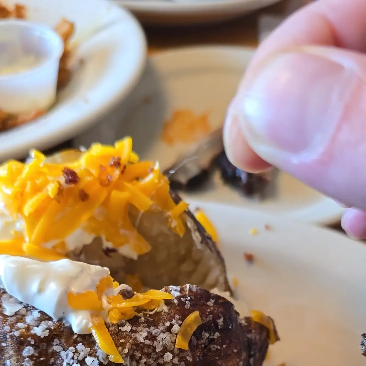 Applesauce Baked Potato