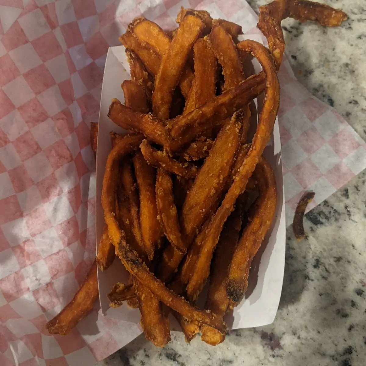 Garlic Sweet Potatoes Fries
